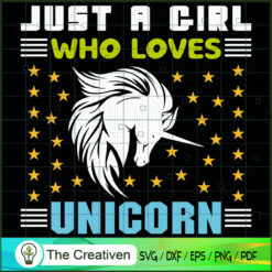 Just A Boy Who Lovers Unicor SVG Cut File for Cricut Design 26574