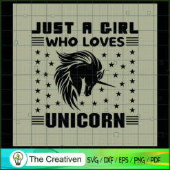 Just A Boy Who Lovers Unicor SVG Cut File for Cricut Design 26573