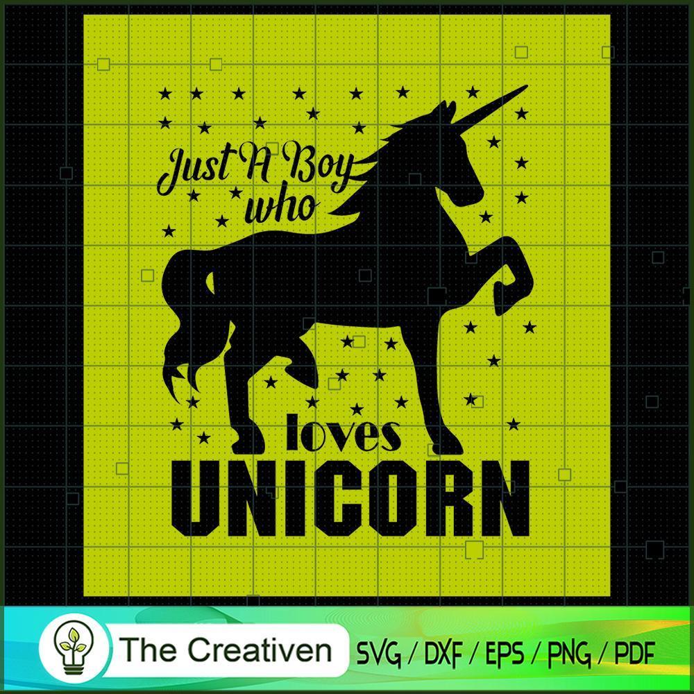 Just A Boy Who Lovers Unicor SVG Cut File for Cricut Design 26518 1 Just A Boy Who Lovers Unicor SVG Cut File for Cricut Design 26518