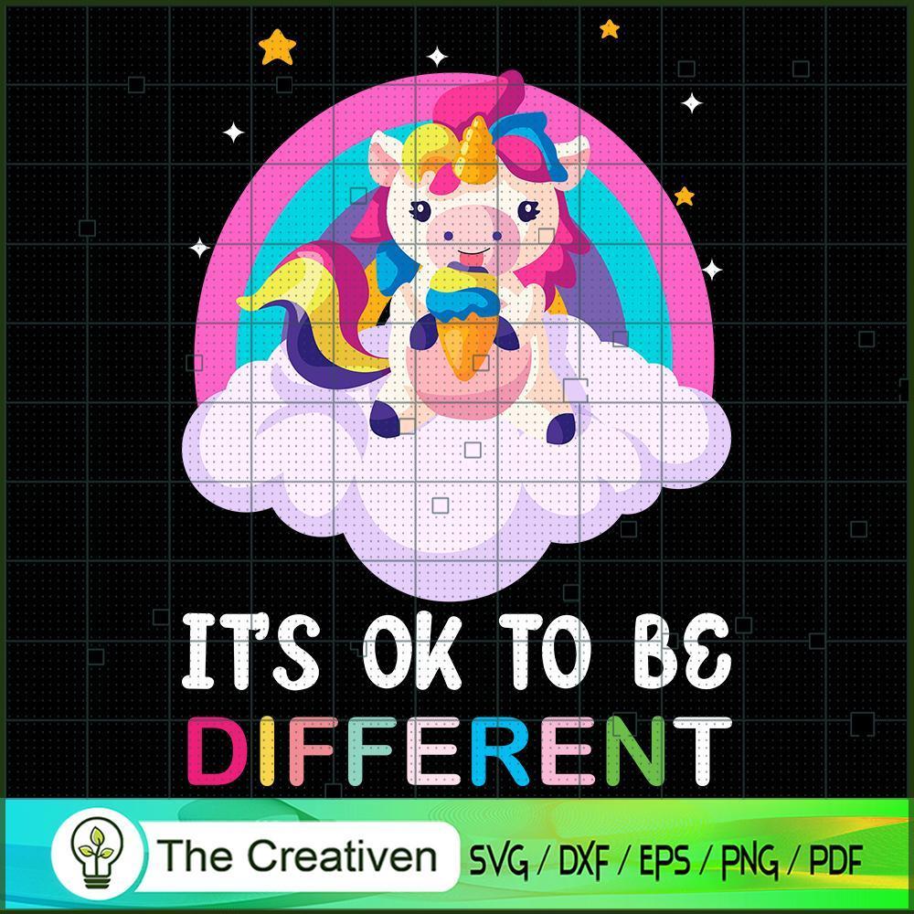 It's Ok To Be Different SVG Cut File for Cricut & Silhouette 1 It's Ok To Be Different SVG Cut File for Cricut & Silhouette