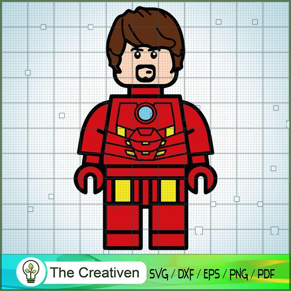 Tony Stark Lego SVG Cut File for Cricut & Silhouette 1 Tony Stark Lego SVG Cut File for Cricut & Silhouette