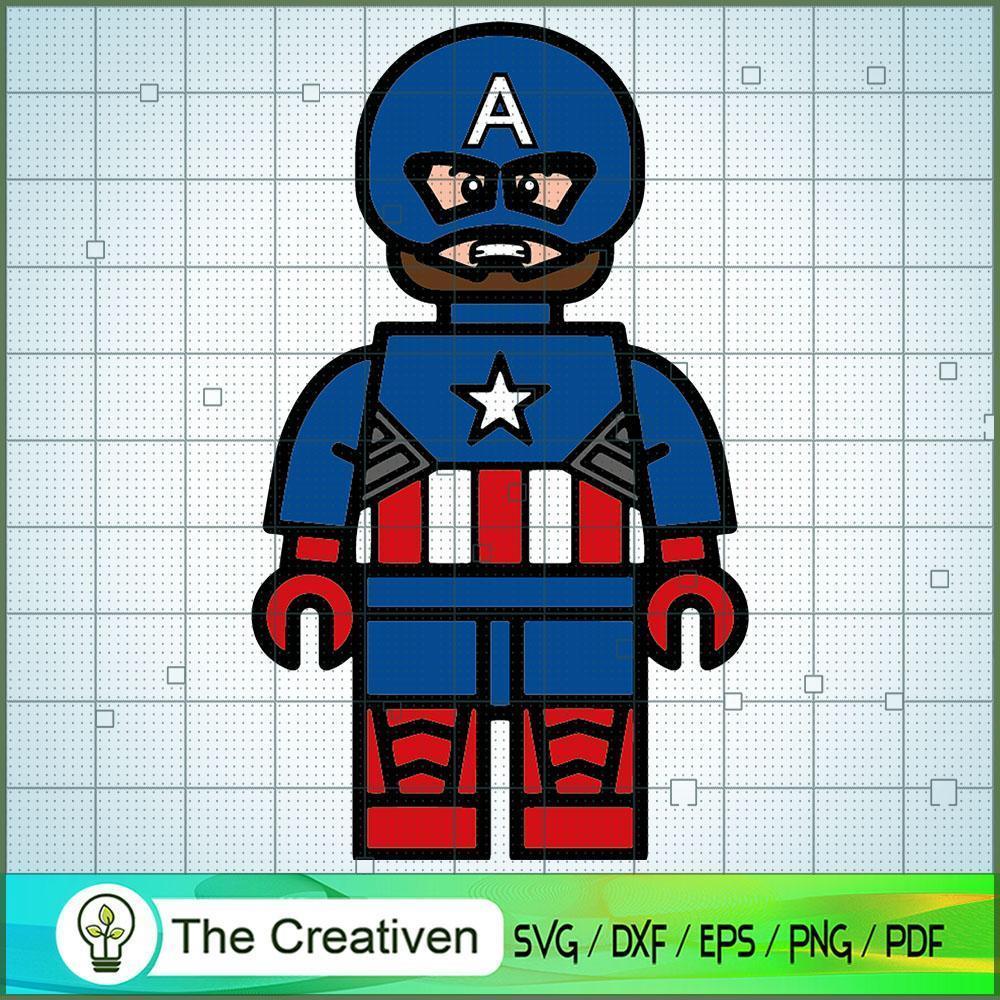 Cute Captain Lego SVG Cut File for Cricut & Silhouette 1 Cute Captain Lego SVG Cut File for Cricut & Silhouette