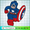 Captain Run To Combat SVG Cut File for Cricut & Silhouette 3 Lego Captain America 4 copy