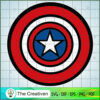 The Captain America Shield Lego SVG Cut File for Cricut & Silhouette