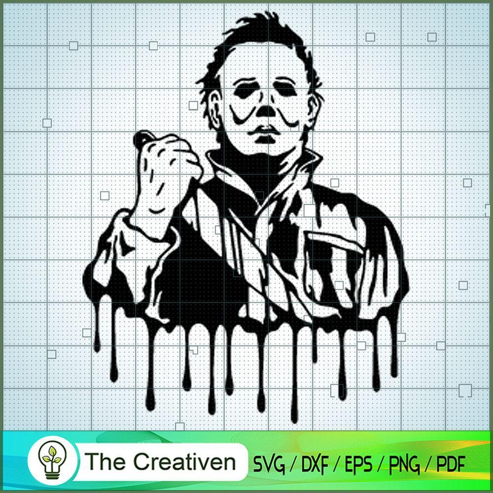 Michael Myers Blood SVG Cut File for Cricut & Silhouette 1 Michael Myers Blood SVG Cut File for Cricut & Silhouette