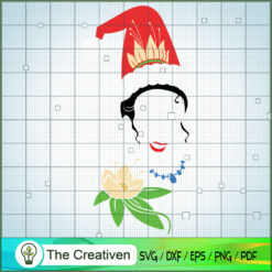 Tiana Princess Colorful SVG, Disney Princess SVG, Christmas SVG