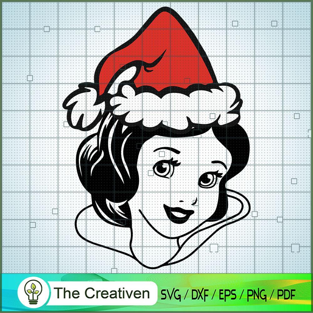 Snow White Christmas Hat SVG, Disney Princess SVG, Christmas SVG 1 Snow White Christmas Hat SVG, Disney Princess SVG, Christmas SVG