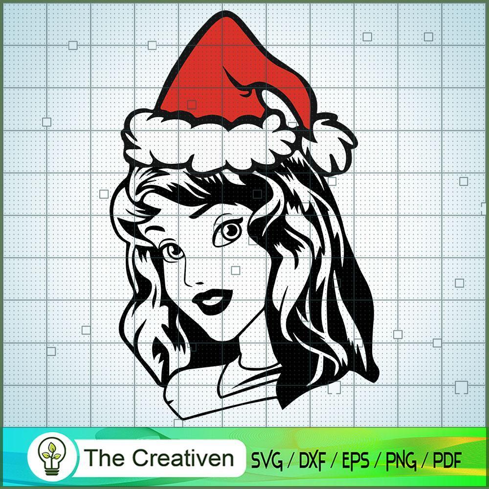 Jasmine Christmas Hat SVG Cut File for Cricut & Silhou Design 26118 1 Jasmine Christmas Hat SVG Cut File for Cricut & Silhou Design 26118