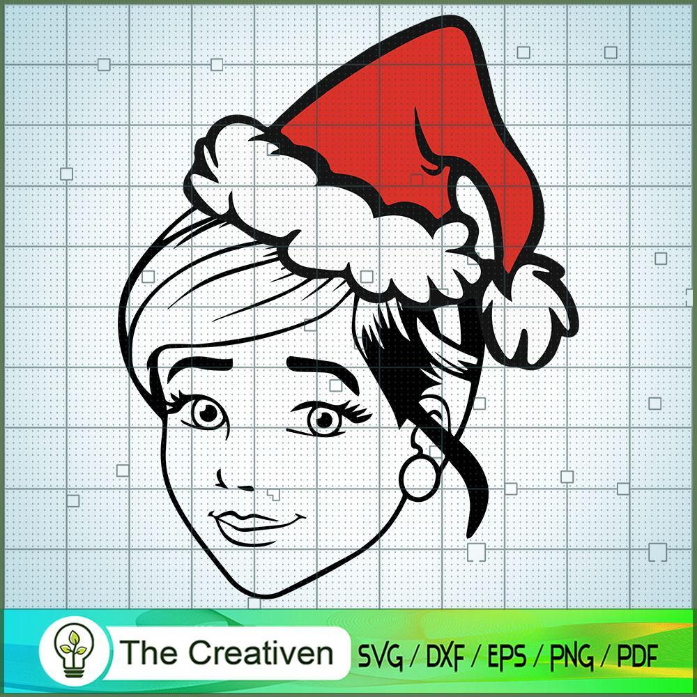 Cinderella Christmas Hat SVG, Disney Princess SVG, Christmas SVG 1 Cinderella Christmas Hat SVG, Disney Princess SVG, Christmas SVG