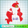 Christmas Ariel Princess SVG, Disney Princess SVG, Christmas SVG