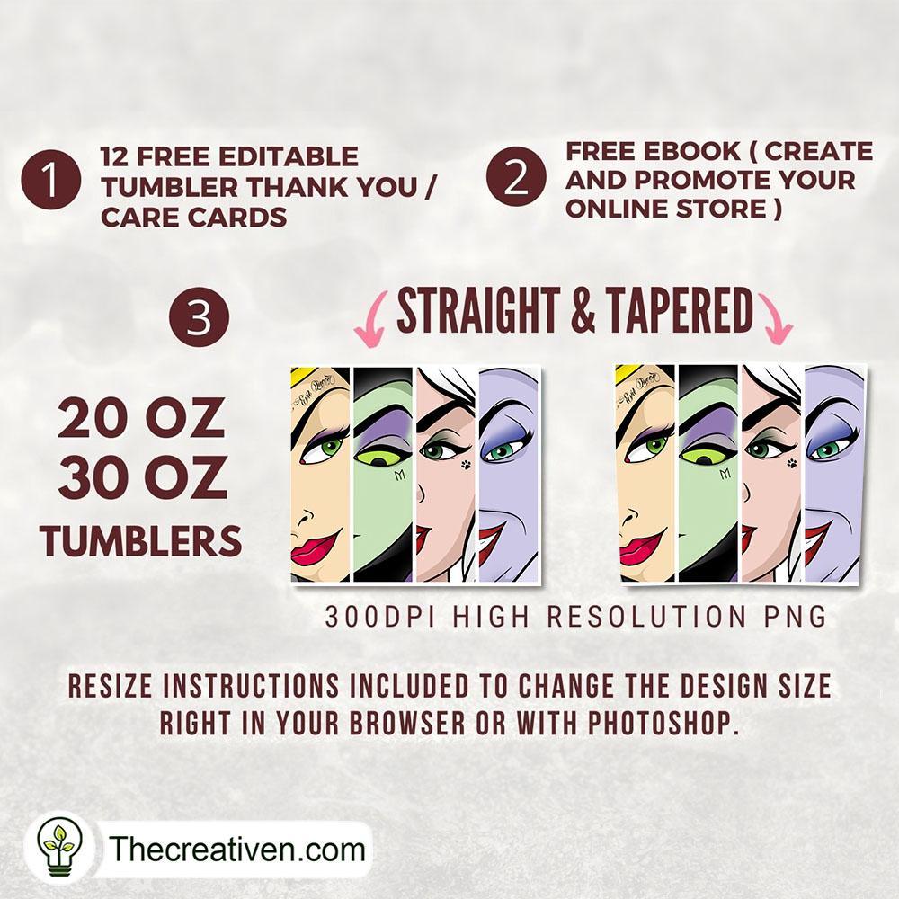 Withces Squad Full Tumbler Wrap Tumbler Wrap – Digital Download 2 Withces Squad Full Tumbler Wrap Tumbler Wrap – Digital Download - Image 2