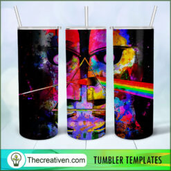 Pink Floy Trippy Full Tumbler Wrap Tumbler Wrap – Digital Download