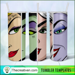 Withces Squad Full Tumbler Wrap Tumbler Wrap – Digital Download