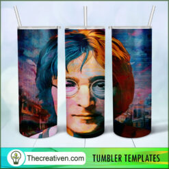 John Lennon - The Beatles Full Tumbler Wrap Download