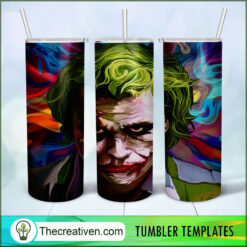 Joker Full Tumbler Wrap Tumbler Wrap – Digital Downloa Design 49398