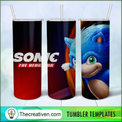 Sonic The Headgehod Full Tumbler Wrap Tumbler Wrap – Digital Download