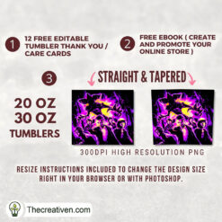 Alternative view of Stranger Things Poster Full Tumbler Wrap Tumbler Wrap  Design 49362