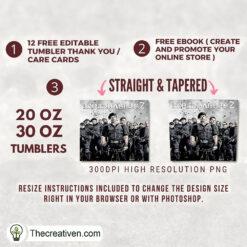Alternative view of The Exoendables 2 Full Tumbler Wrap Tumbler Wrap – Digital Download