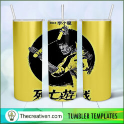 Bruce Lee Legend Tumbler Wrap Tumbler Wrap – Digital Download