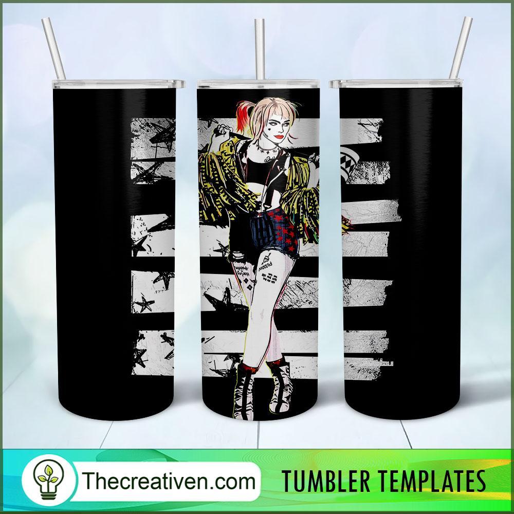 Harley Quinn Full Tumbler Wrap Tumbler Wrap – Digital Download 1 Harley Quinn Full Tumbler Wrap Tumbler Wrap – Digital Download