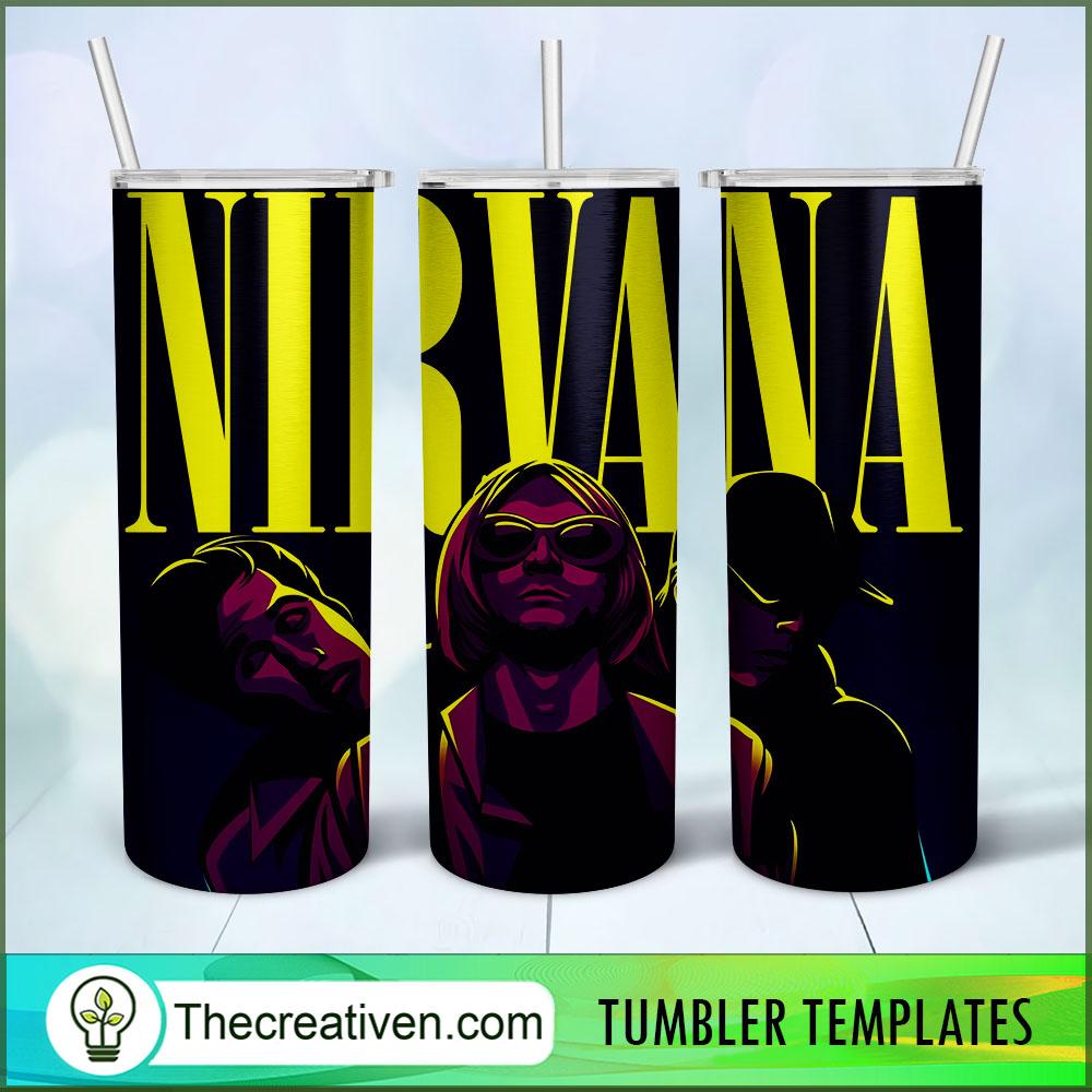 Nirvana Rock Band Full Tumbler Wrap Tumbler Wrap – Digital Download 1 Nirvana Rock Band Full Tumbler Wrap Tumbler Wrap – Digital Download