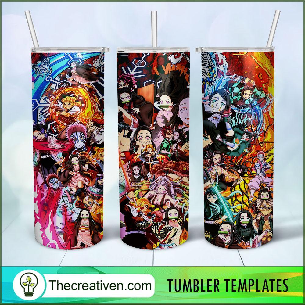 Kimetsu No Yaiba All Character Tumbler Wrap Download 1 Kimetsu No Yaiba All Character Tumbler Wrap Download