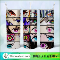 Kimetsu No Yaiba Eyes Full Tum Tumbler Wrap Download