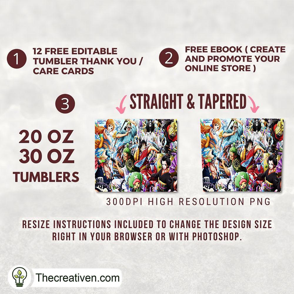 One Piece Squad Full Tumbler Wrap Tumbler Wrap – Digital Download 2 One Piece Squad Full Tumbler Wrap Tumbler Wrap – Digital Download - Image 2