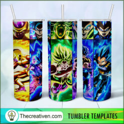Goku Tumbler Wrap – Digital Download Design 49294