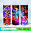 Son Goku Super Saiyan God Full Tumbler Wrap Download