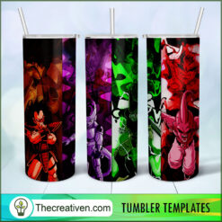 Dragon Ball Z Villain Squad Fu Tumbler Wrap Download