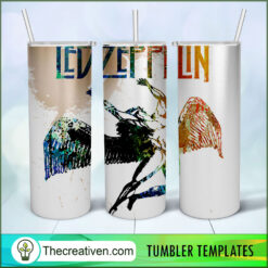 Led Zeppelin Rock Band Full Tu Tumbler Wrap Download