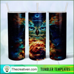 Abstract Animal Lion Owl Wolf  Tumbler Wrap Download