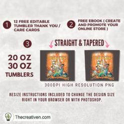 Alternative view of The Recess Full Tumbler Wrap Tumbler Wrap – Digital Download