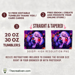 Alternative view of Abominable Poster Full Tumbler Wrap Tumbler Wrap – Digital Download
