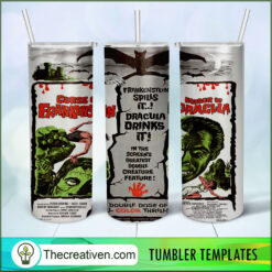 Curse of Frankenstein Full Tum Tumbler Wrap Download