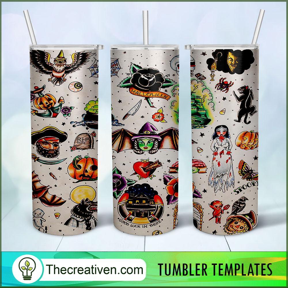Some Halloween Full Tumbler Wrap Tumbler Wrap – Digital Download 1 Some Halloween Full Tumbler Wrap Tumbler Wrap – Digital Download