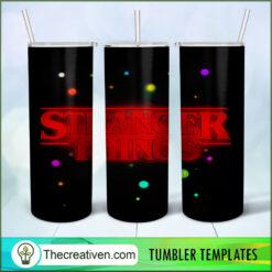 Stranger Things Logo Full Tumbler Wrap Tumbler Wrap – Digital Download