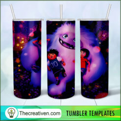 Abominable Poster Full Tumbler Wrap Tumbler Wrap – Digital Download