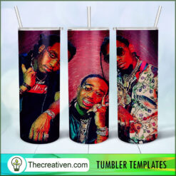 Migos Band Full Tumbler Wrap Tumbler Wrap – Digital Download