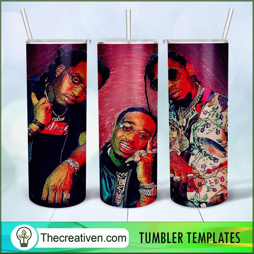 Migos Band Full Tumbler Wrap Tumbler Wrap – Digital Download 1 Migos Band Full Tumbler Wrap Tumbler Wrap – Digital Download