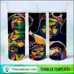 Rapper Us Full Tumbler Wrap Tumbler Wrap – Digital Download