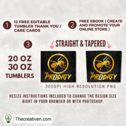 Alternative view of The Prodigy Full Tumbler Wrap Tumbler Wrap – Digital Download