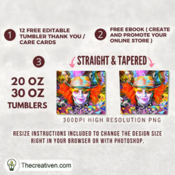 Alternative view of Mad Hatter Johnny Depp Full Tu Tumbler Wrap Download