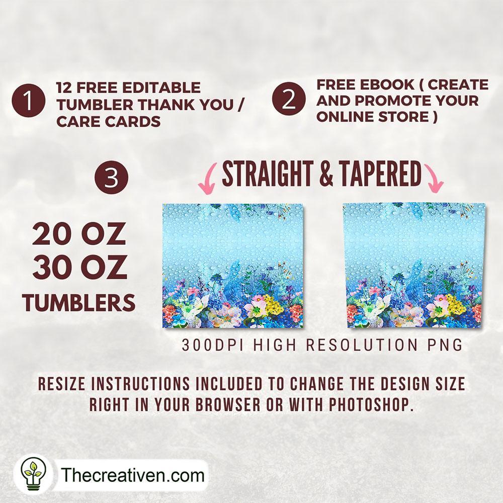 Water Sea Full Tumbler Wrap Tumbler Wrap – Digital Download 2 Water Sea Full Tumbler Wrap Tumbler Wrap – Digital Download - Image 2