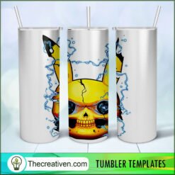 Pikachu Robot Full Tumbler Wrap Tumbler Wrap – Digital Download