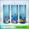 Water Sea Full Tumbler Wrap Tumbler Wrap – Digital Download