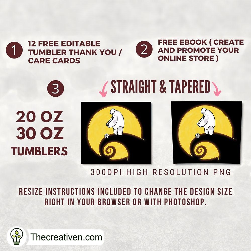 Football The Nightmare Before Tumbler Wrap Download 2 Football The Nightmare Before Tumbler Wrap Download - Image 2
