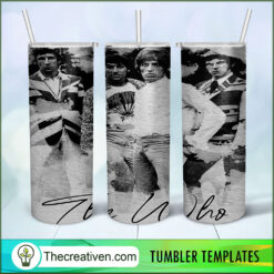 The Who Music Band Full Tumbler Wrap Tumbler Wrap – Digital Download