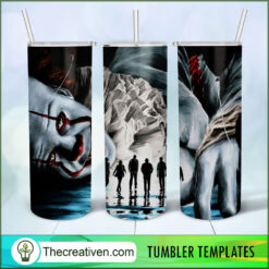 Pennywise Horror Halloween Ful Tumbler Wrap Download